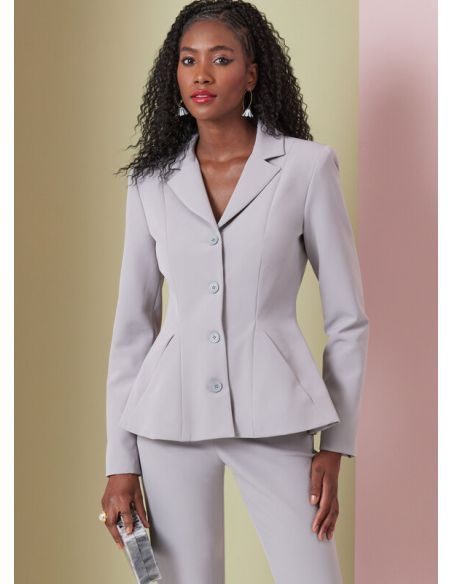 Patron Vogue 2018 D5 - Veste, jupe et pantalon