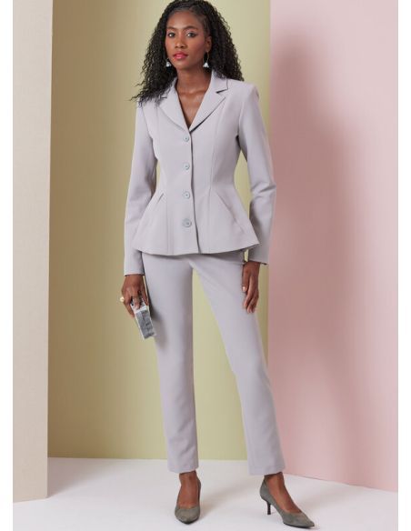 Patron Vogue 2018 D5 - Veste, jupe et pantalon