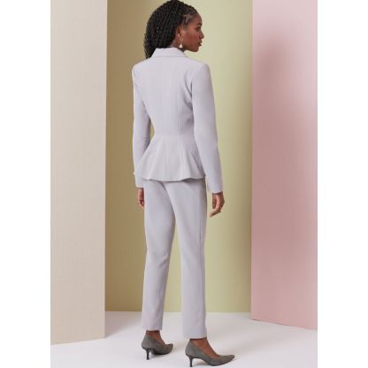 Patron Vogue 2018 D5 - Veste, jupe et pantalon 2