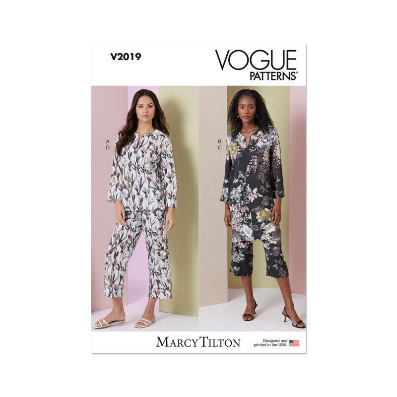 Patron Vogue 2019 A - Ensemble de vêtement de détente