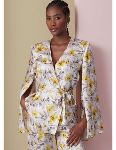 Patron Vogue 2020 B5 - Haut, robe de chambre et pantalon