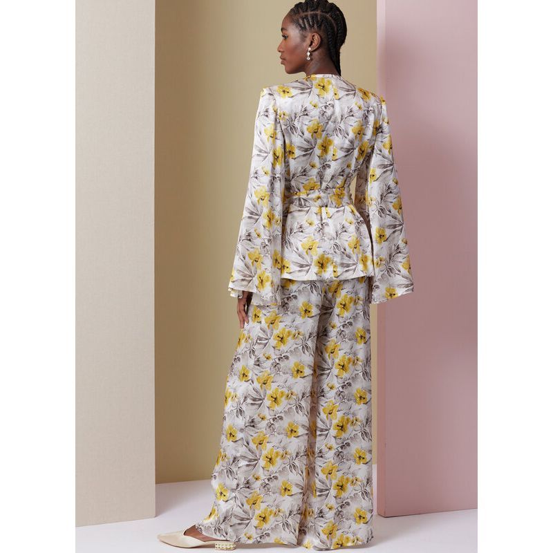 Patron Vogue 2020 B5 - Haut, robe de chambre et pantalon