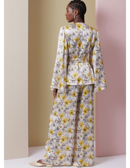 Patron Vogue 2020 B5 - Haut, robe de chambre et pantalon