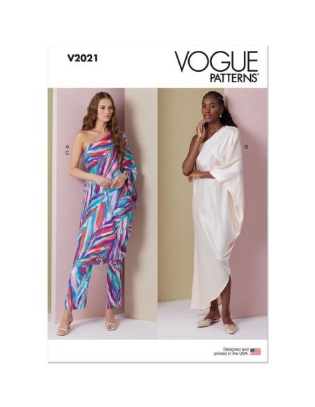 Patron Vogue 2021 A - Robe et pantalon