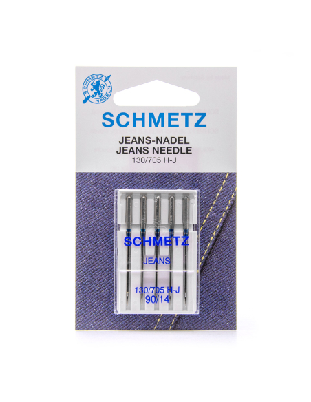 Boîte de 5 aiguilles machine SCHMETZ Jean - Taille 90