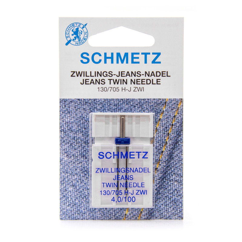 Aiguille machine double SCHMETZ spécial jean - 4 mm