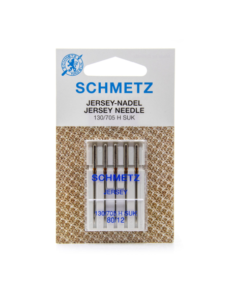 Boîtes de 5 aiguilles machine SCHMETZ Jersey - Taille 80