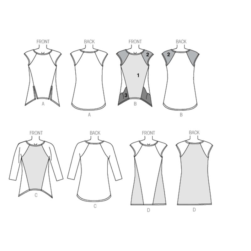 Patron McCall's 7093.A5 - Haut et tunique