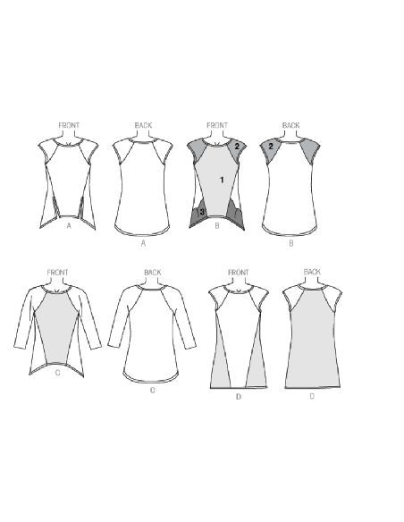 Patron McCall's 7093.A5 - Haut et tunique