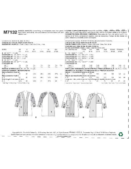 Patron McCall's 7132.Y - Veste