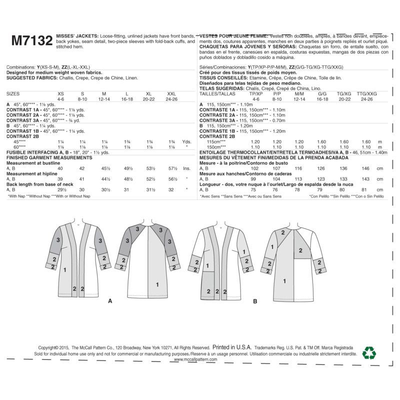 Patron McCall's 7132.Y - Veste