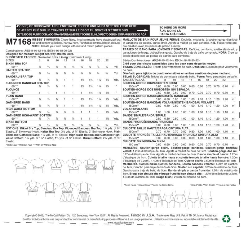 copy of Patron McCall's 7141.A5 - Déguisement