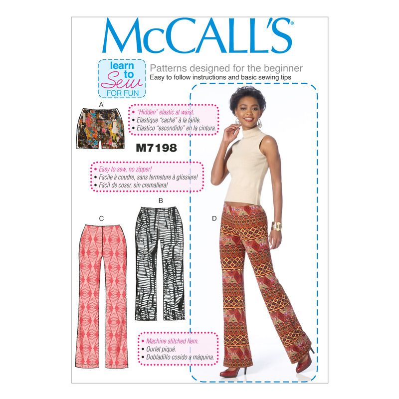 Patron McCall's 7198.A5 - Short et pantalon