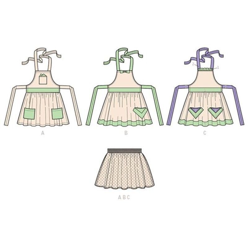 Patron McCall's 7208.MISTabliers à jupons