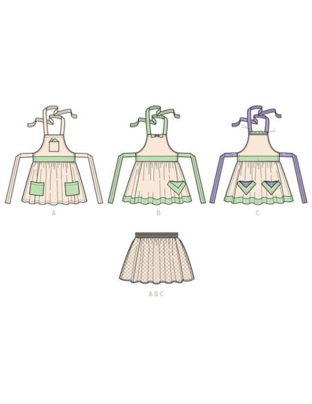 Patron McCall's 7208.MISTabliers à jupons