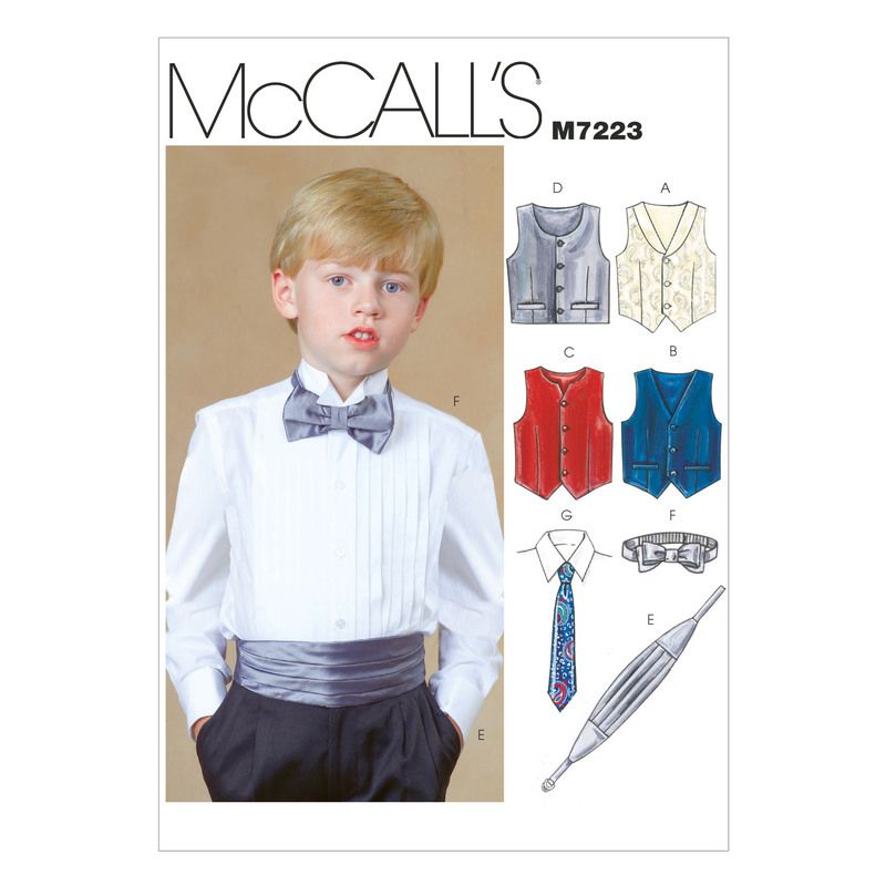 Patron McCall's 7223.CCE - Accessoires de costume