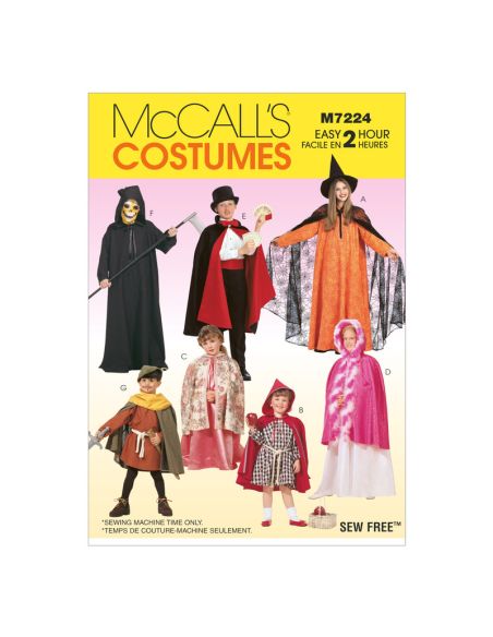 Patron McCall's 7224.KID - Déguisement