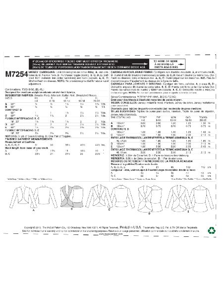 Patron McCall's 7254.Y - Cardigans
