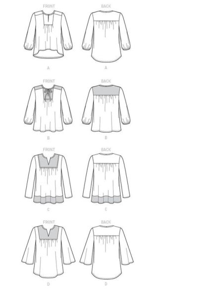 Patron McCall's 7284.Y - Hauts