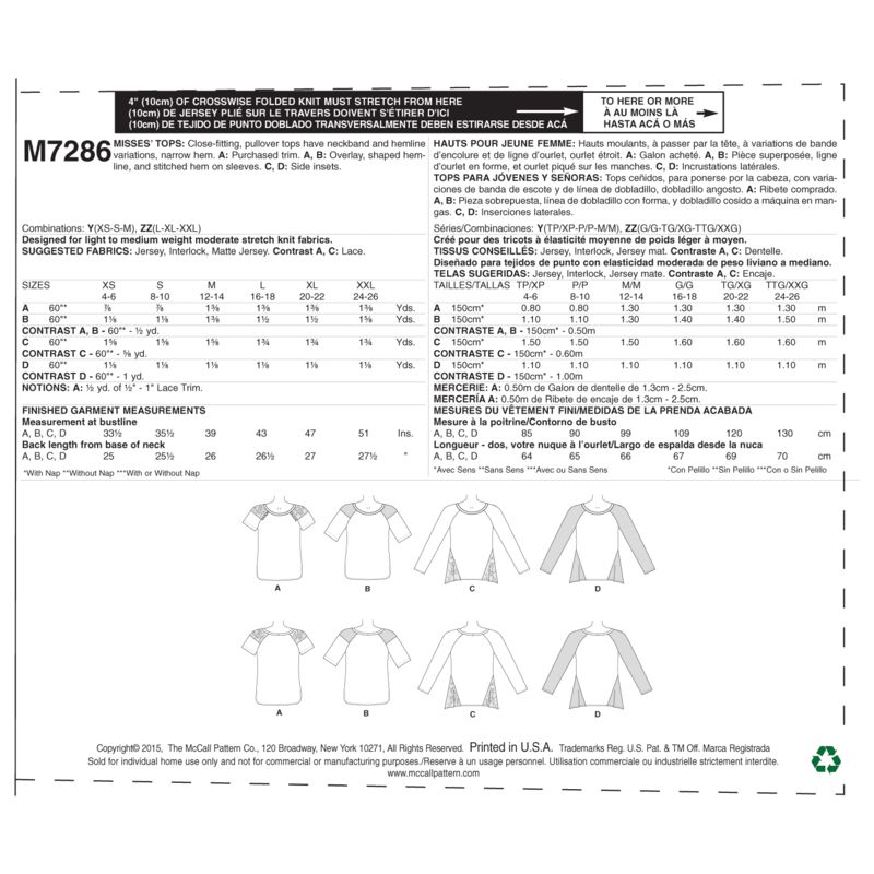 Patron McCall's 7286.Y - Haut