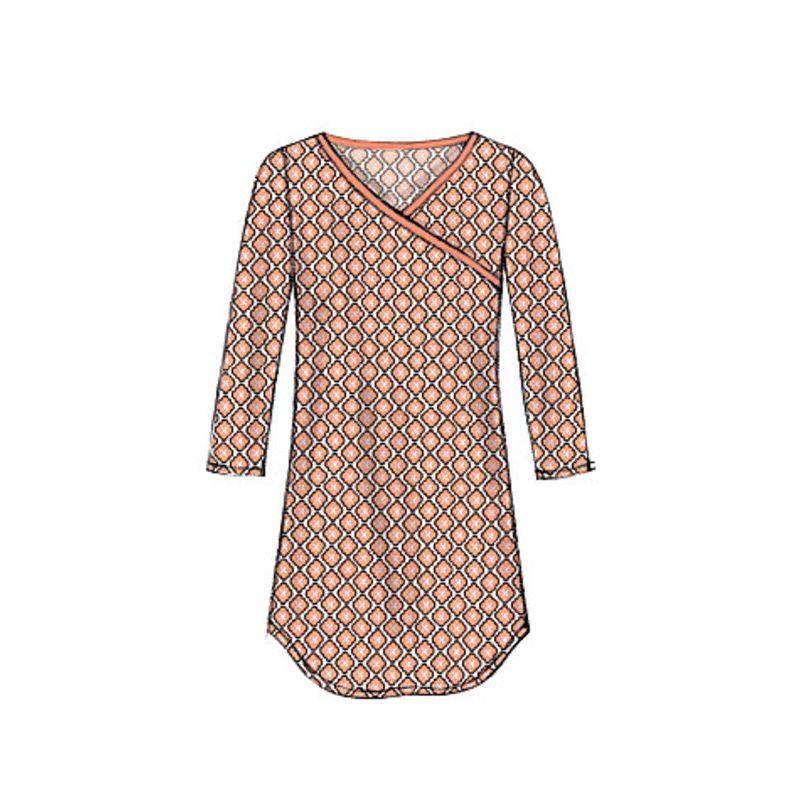 Patron McCall's 7297.B5 - Peignoir, ceinture, haut, robe, short et pantalon