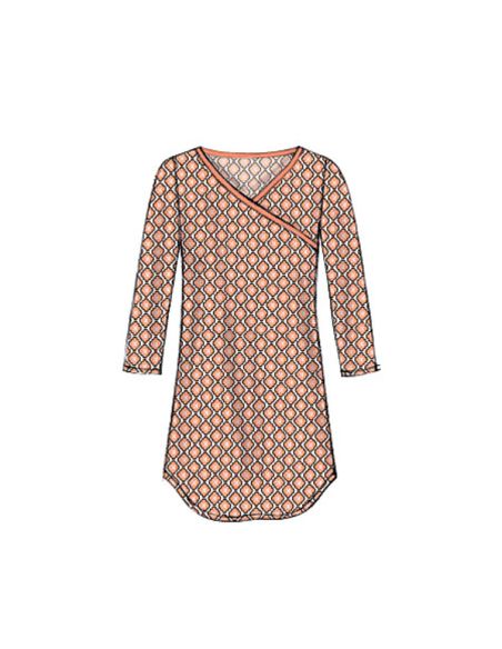 Patron McCall's 7297.B5 - Peignoir, ceinture, haut, robe, short et pantalon