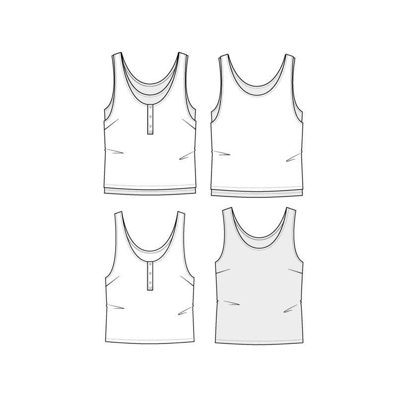 Patron Maison Fauve - Débardeurs Spritz