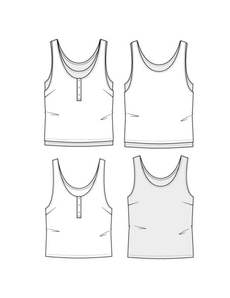 Patron Maison Fauve - Débardeurs Spritz