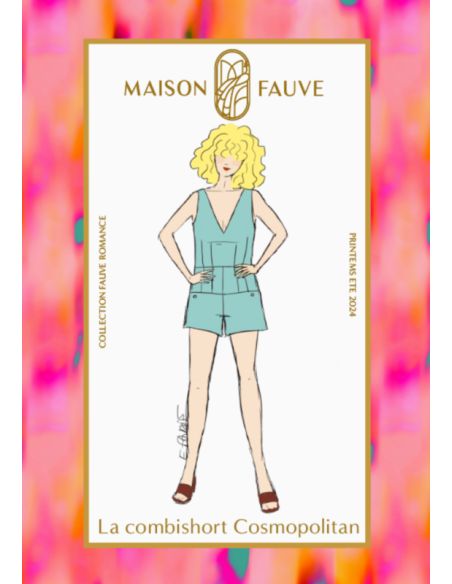 Patron Maison Fauve - Combishort / Robe Cosmopolitan