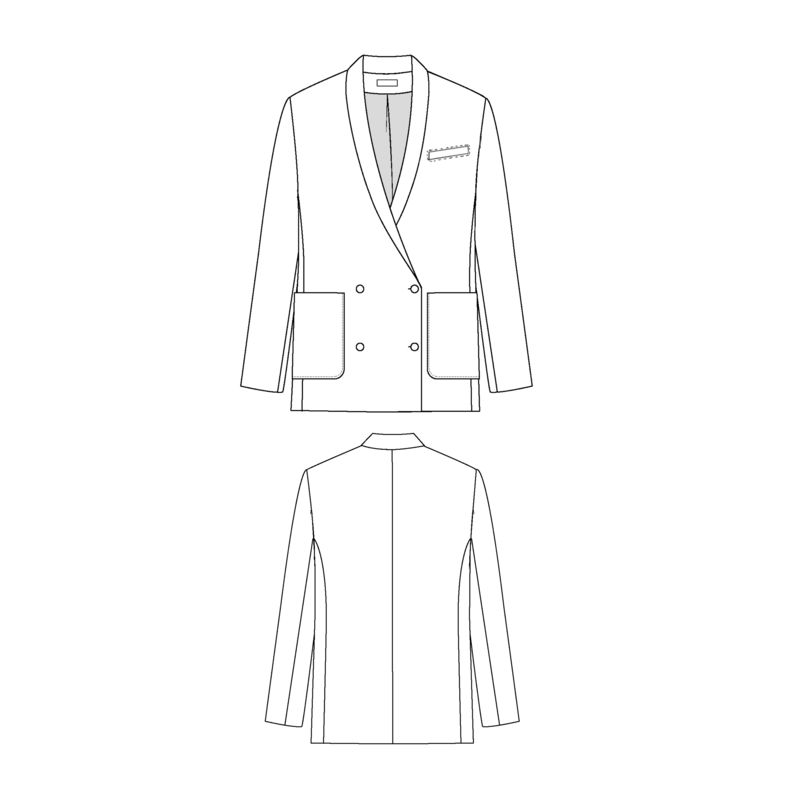 Patron Maison Fauve - Blazer Mimosa