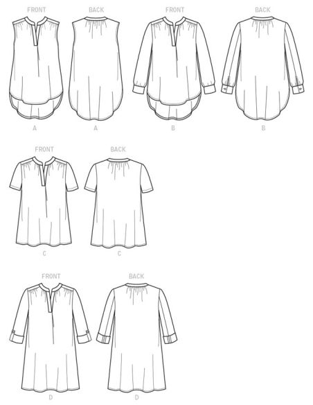 Patron McCall's 7324.A5 - Haut et tunique