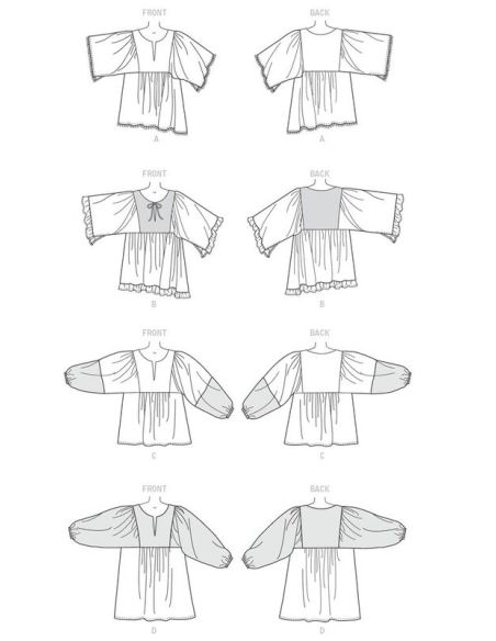 Patron McCall's 7325.Y - Haut et tunique