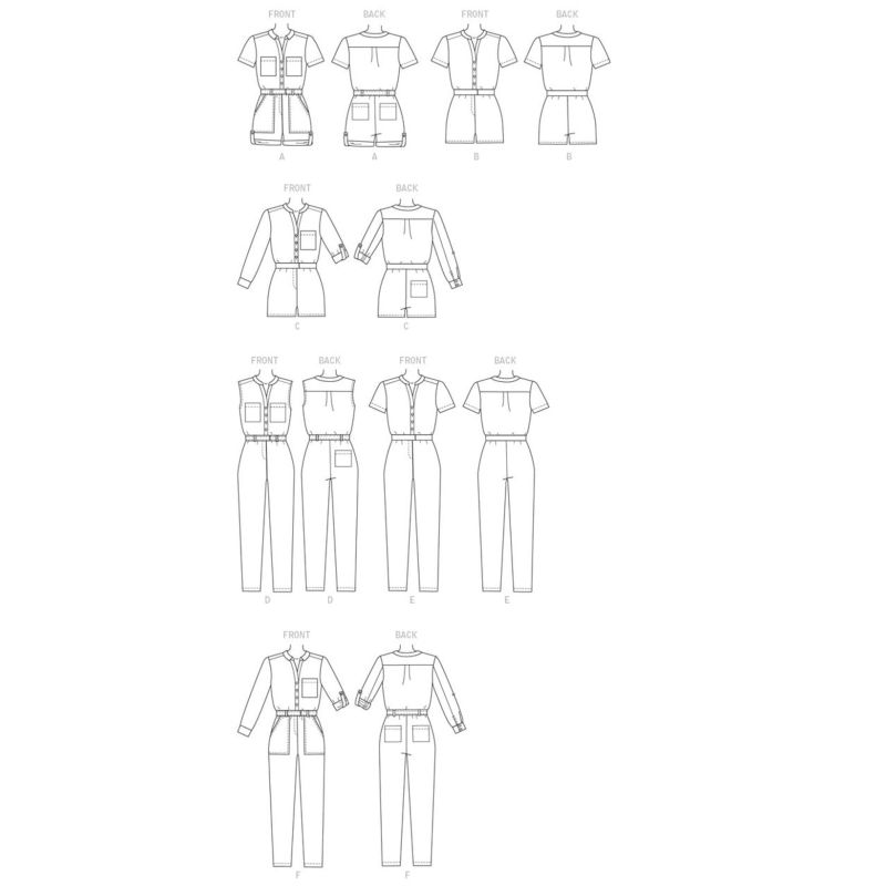 Patron McCall's 7330.Y - Barboteuses et combinaison