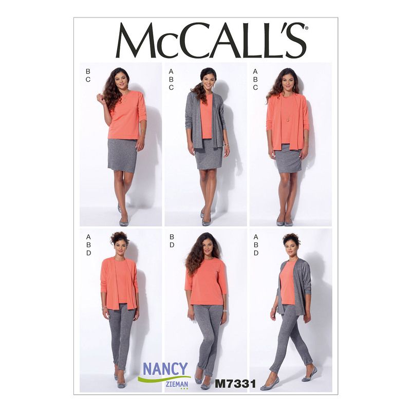 Patron McCall's 7331.A5 - Veste, haut, jupe et pantalon