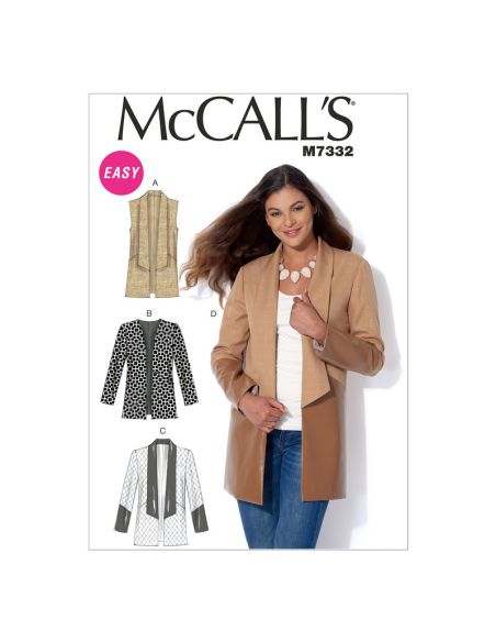 Patron McCall's 7332.Y - Gilet et veste