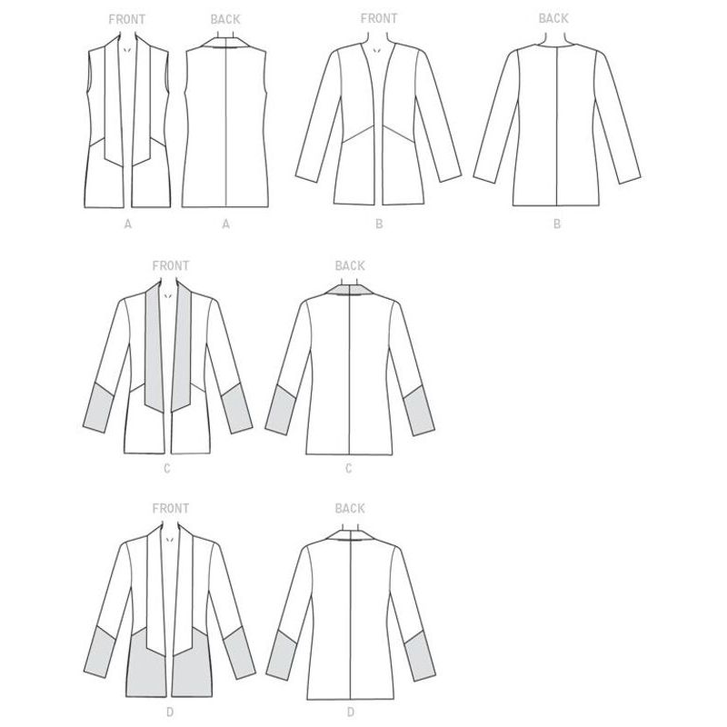 Patron McCall's 7332.Y - Gilet et veste