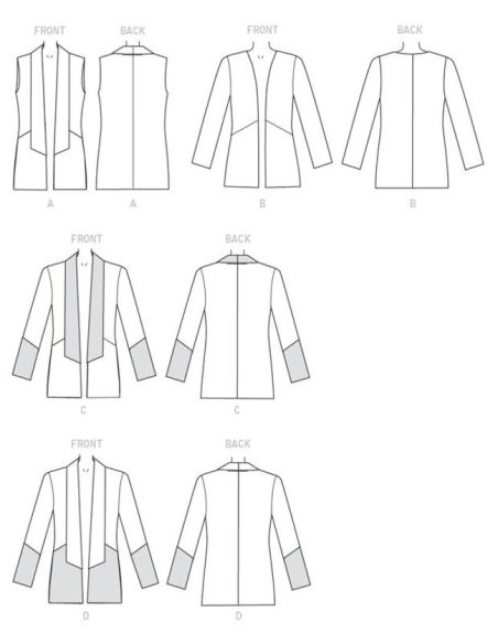 Patron McCall's 7332.Y - Gilet et veste