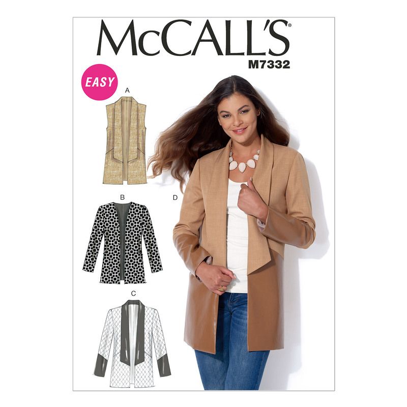 Patron McCall's 7332.Y - Gilet et veste