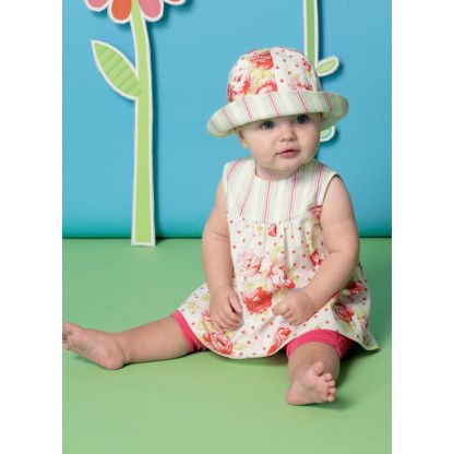 Patron McCall's 7342.YA5 - Robes, culottes, collants et chapeau 2