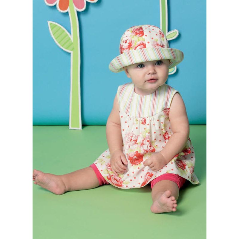 Patron McCall's 7342.YA5 - Robes, culottes, collants et chapeau