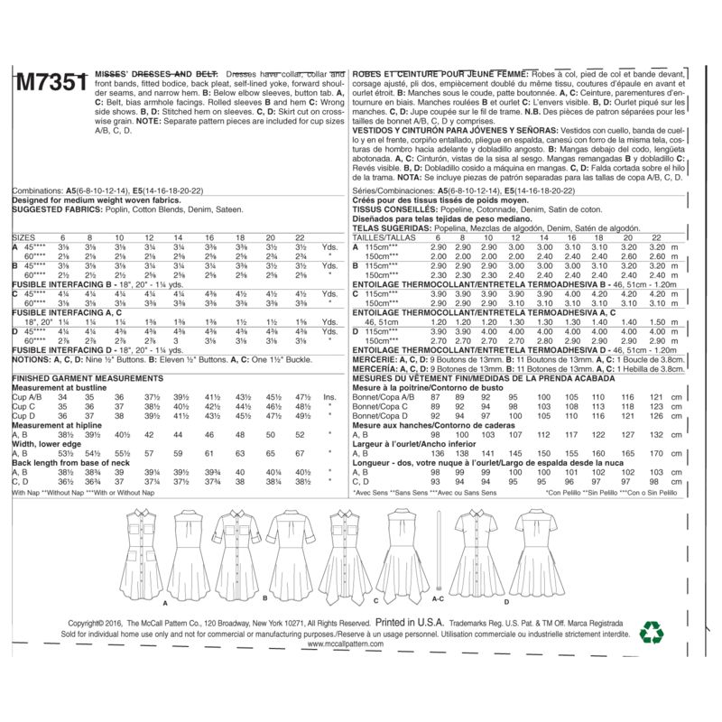 Patron McCall's 7351.A5 - Robe