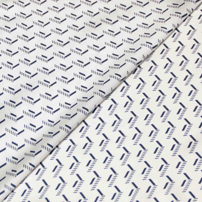 Twill 100% viscose – Motif géometrique