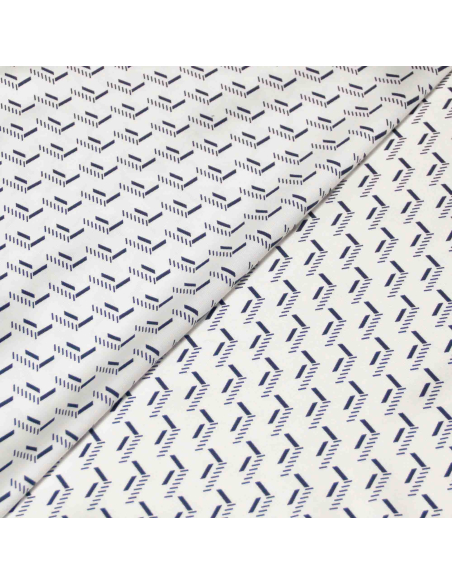 Twill 100% viscose – Motif géometrique