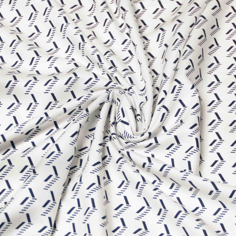 Twill 100% viscose – Motif géometrique