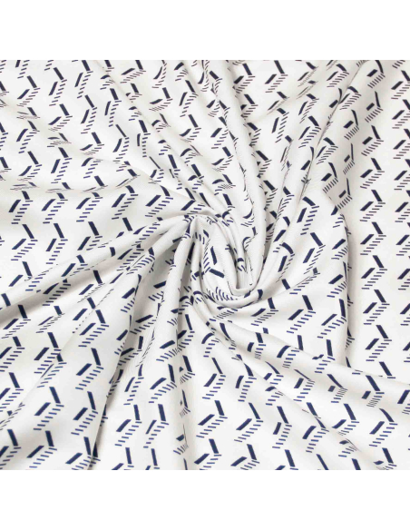 Twill 100% viscose – Motif géometrique