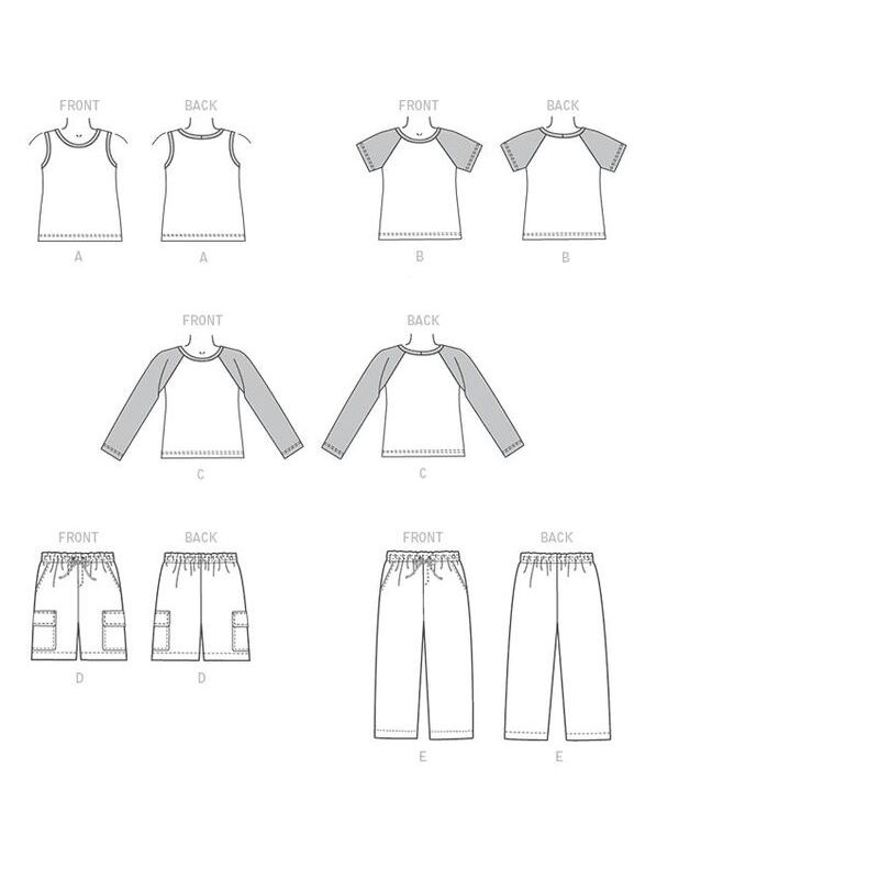 Patron McCall's 7379.CCE - Hauts, short et pantalon