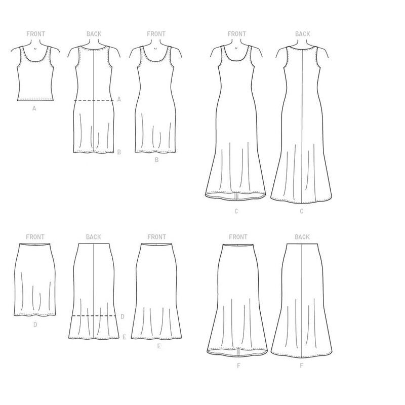 Patron McCall's 7386.Y - Hauts, robes et jupes