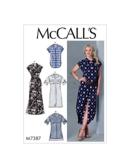 Patron McCall's 7387.Y - Haut, tunique, robes