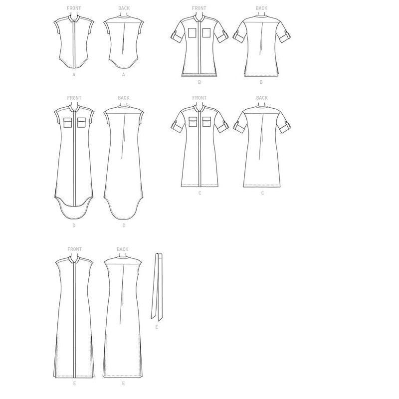 Patron McCall's 7387.Y - Haut, tunique, robes