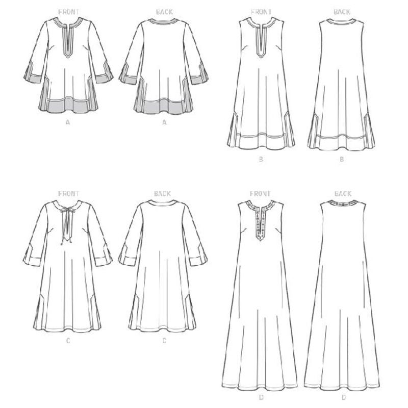 Patron McCall's 7408.Y - Tunique et robes